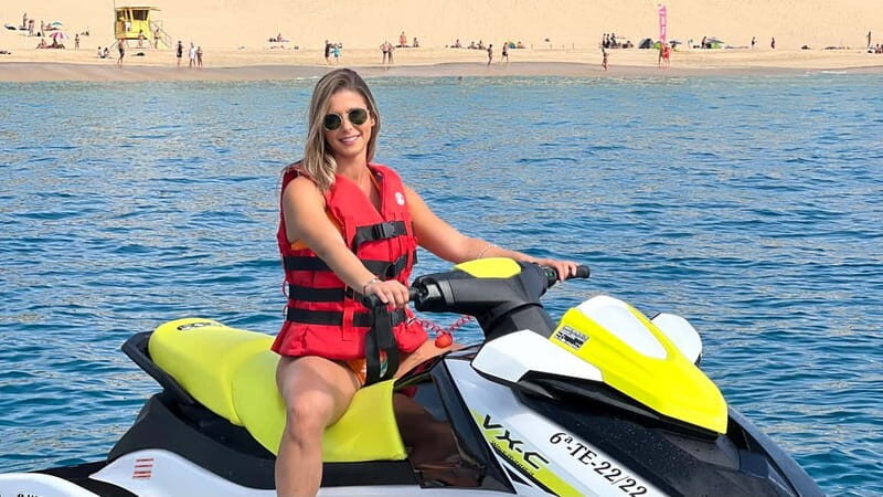 Morro Jable: Guided Jet Ski Safari (without license) - The Itinerary in Detail