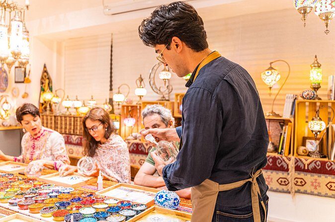 Mosaic Lamp Workshop in Rockville Maryland - The Sum Up