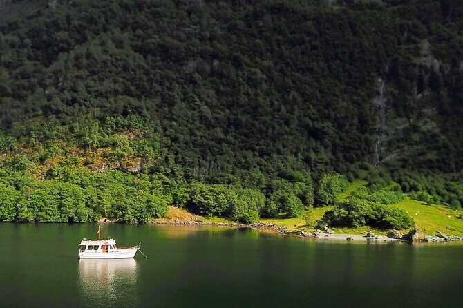 Mostraumen Private Pontoon Cruise - An Intimate Fjord Adventure on a Private Pontoon Boat in Norway