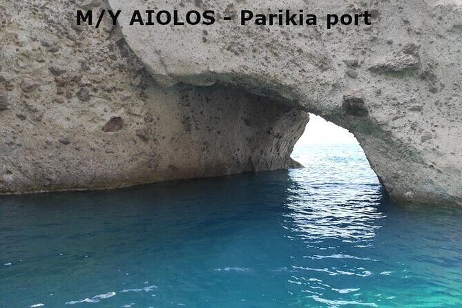 Motor Yacht Sea Tour Antiparos and Despotico from Parikia/Paros - The Sum Up