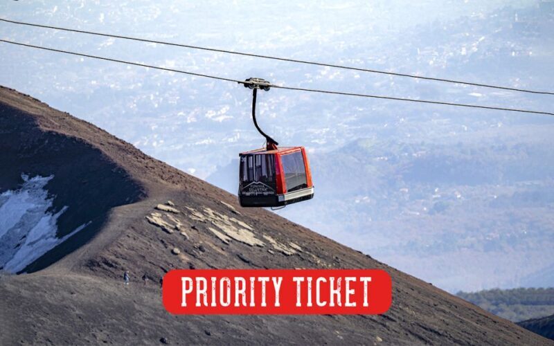 Mount Etna: Return Funivia dell'Etna Cable Car Ticket - Key Points