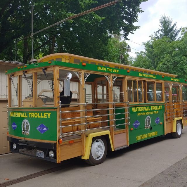 Multnomah Falls: Waterfall Corridor Hop-On Hop-Off Trolley - A Scenic Journey Along the Historic Columbia River Highway
