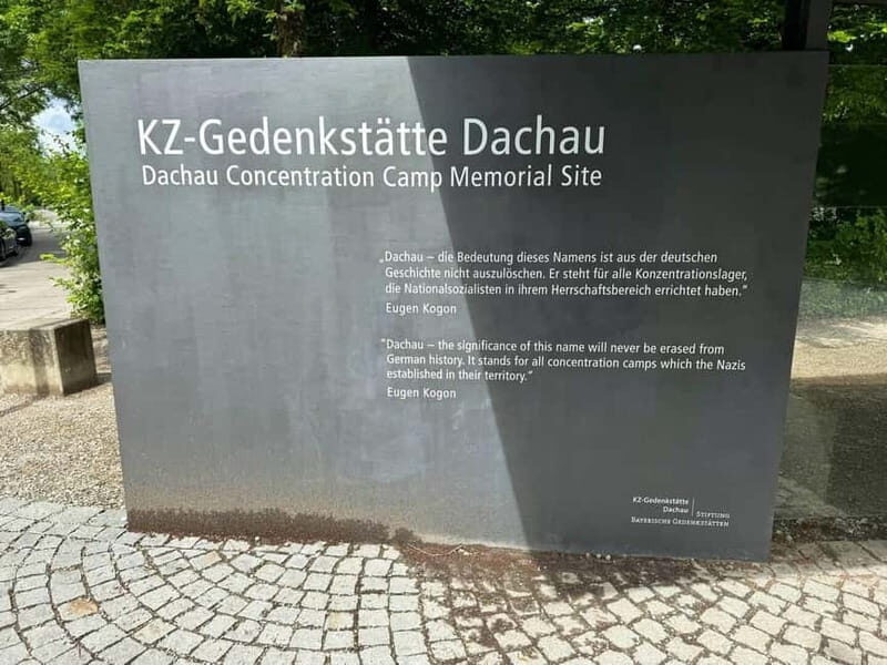 Munich: Dachau Concentration Camp Private Tour by Car - Key Points