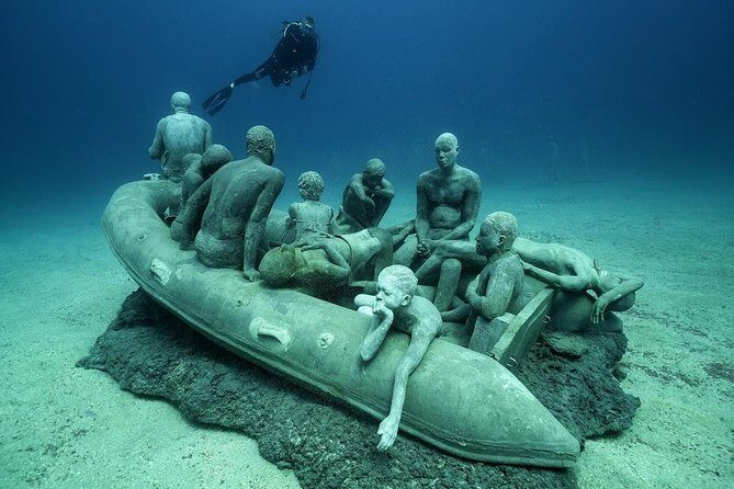 Museo Atlantico for certified divers - A Closer Look at Lanzarote’s Underwater Sculpture Museum