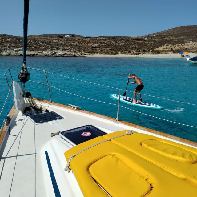 Mykonos: Delos and Rhenia Cruise with Swim and Greek Meal - Key Points