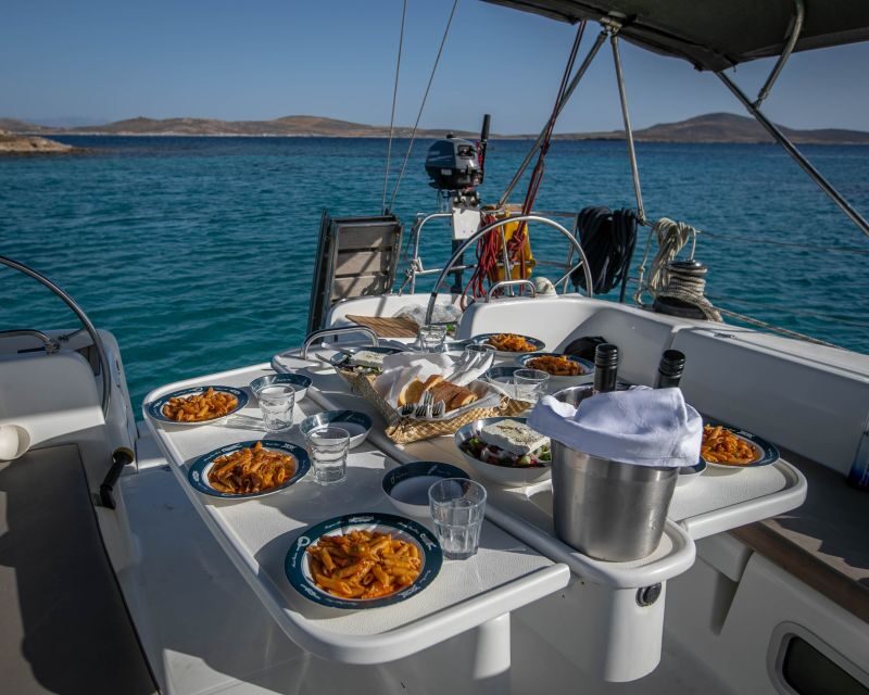 Mykonos: Delos & Rhenia Boat Cruise with Lunch & Transfer - Key Points