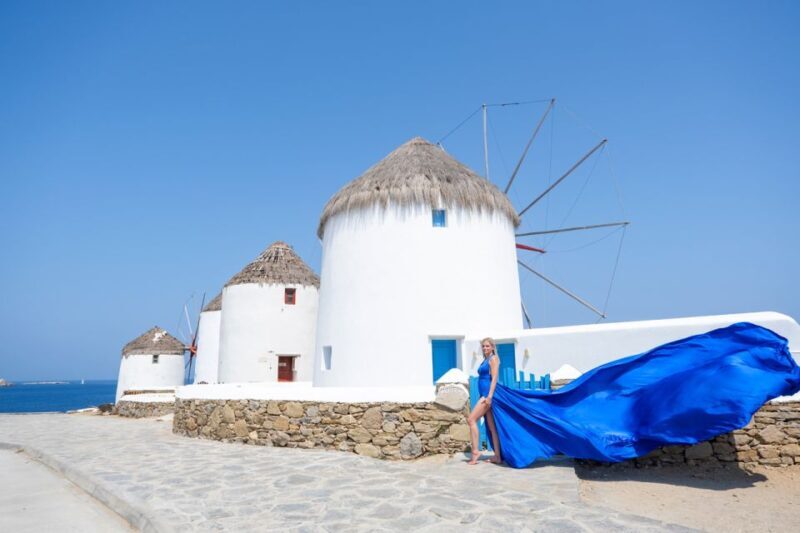 Mykonos: Flying Dress Photoshoot - An In-Depth Look at the Flying Dress Photoshoot