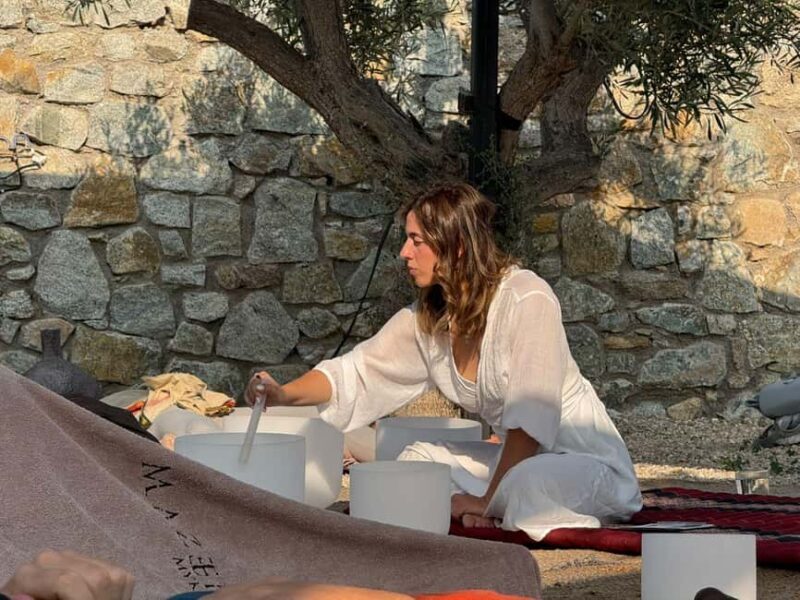 Mykonos: Guided Meditation/Sound Healing/Breathwork - Key Points