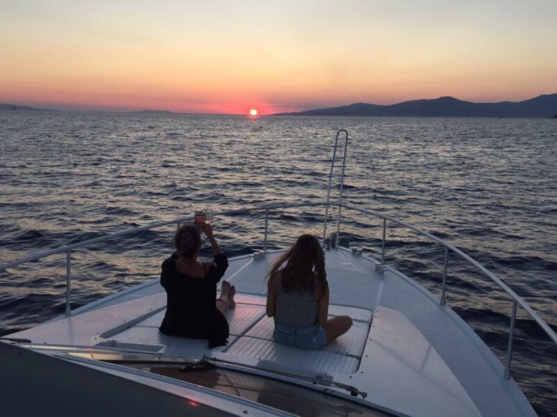 Mykonos: Private Aegean Sunset Cruise with Mykonian Platters - Key Points
