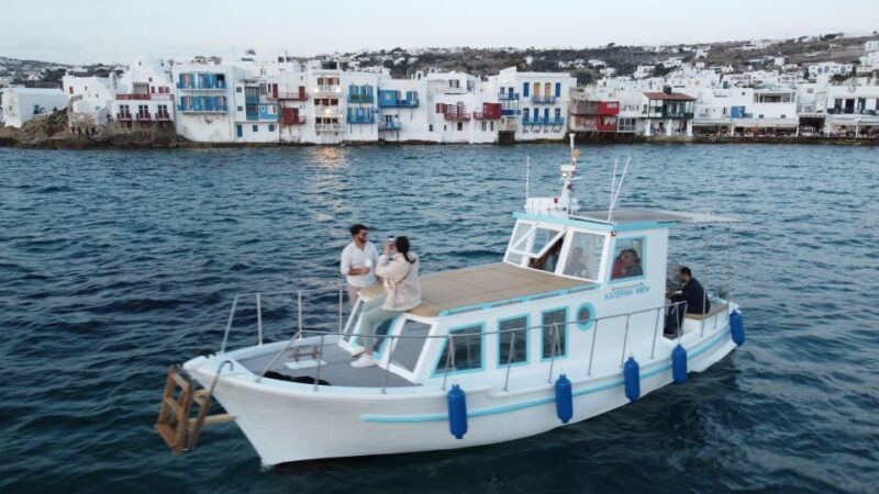 Mykonos: private half-day cruise south beaches of Mykonos - An Authentic Look at Mykonos from the Water