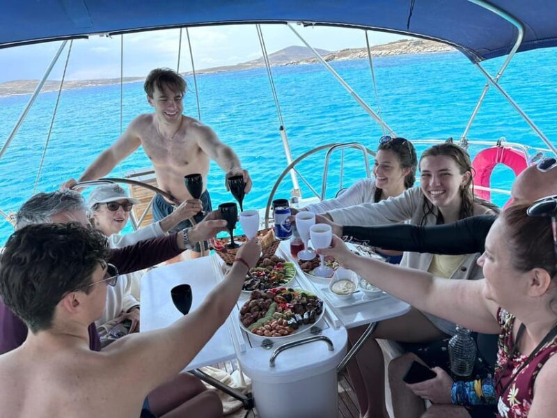 Mykonos: Rhenia Island Sunset Cruise with Transfer and Meal - Key Points