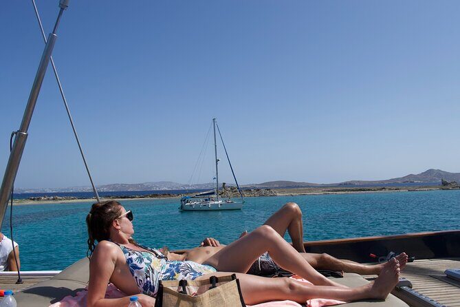 Mykonos Sail Cruise to Rhenia, Guided Tour of Delos, Lunch&Drinks - FAQ
