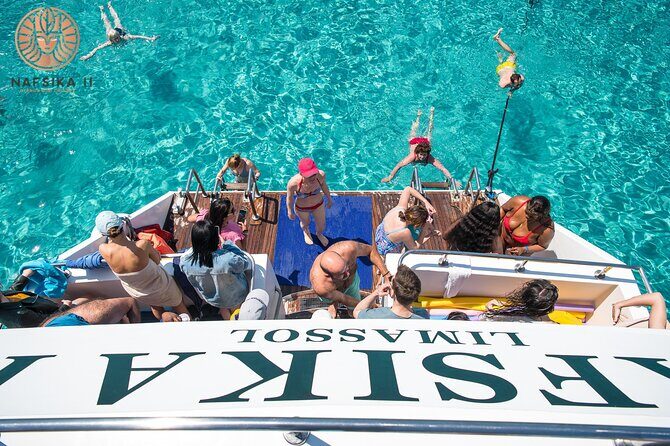 Nafsika II Half Day Cruise Swimming to blue lagoon water slide - The Experience in Detail