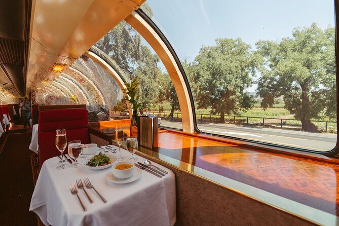 Napa Valley Wine Train Vista Dome Dinner Car - FAQ
