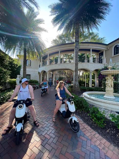 Naples Florida: Downtown Electric Moped Tour - Fun For All - The Real Value