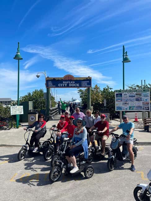 Naples Florida: Downtown Electric Trike Tour - Family Fun - Key Points