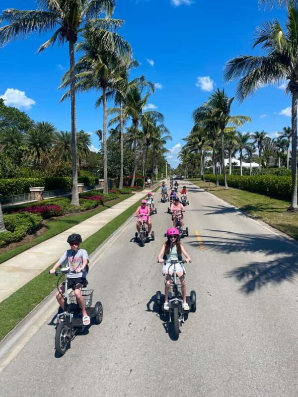 Naples Florida: Electric Trike & Moped Tour - Fun 4 All Ages - Exploring Naples on Electric Wheels