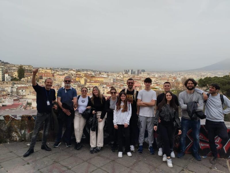 Naples Panoramic walking tour thourgh La Pedamentina scale - Key Points
