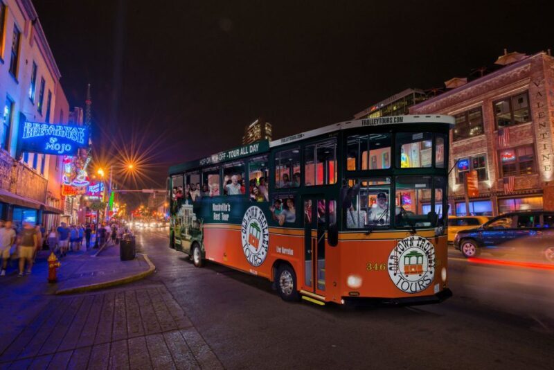 Nashville: Music City Nighttime Trolley Tour - Key Points