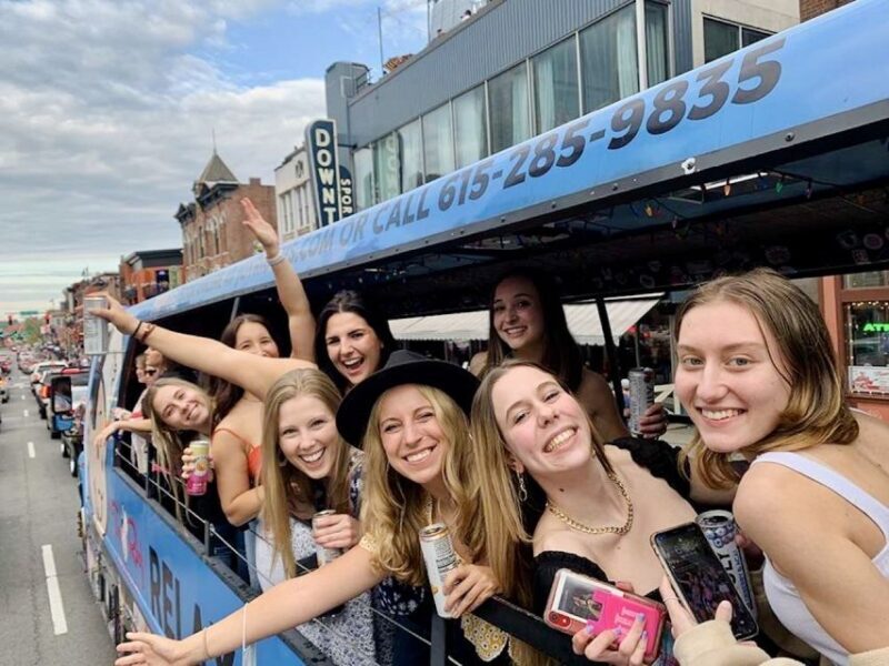 Nashville: Party Bus with DJ and Bar - Key Points