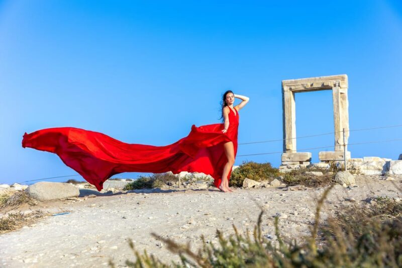 Naxos Flying Dress Photo Shooting - How the Experience Feels