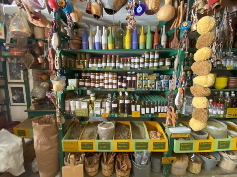 Naxos: Food Walking Tour & Cooking Class with Meal & Drinks - End of the Tour