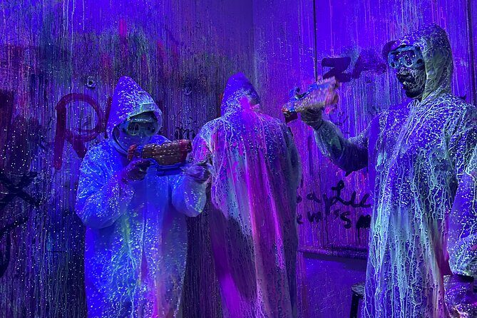 Neon Battle Splatter Painting in Toronto - FAQs