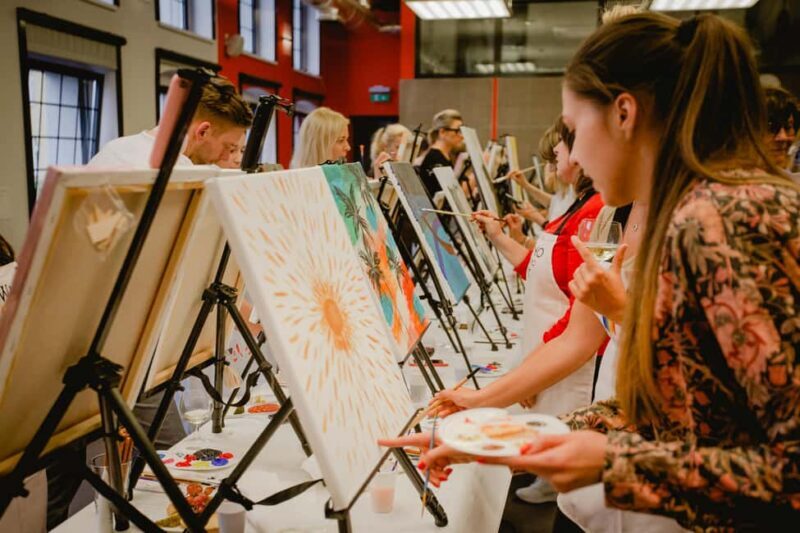 Neon Paint - Painting and Wine in the Dark in Krakow - Who Would Love This?