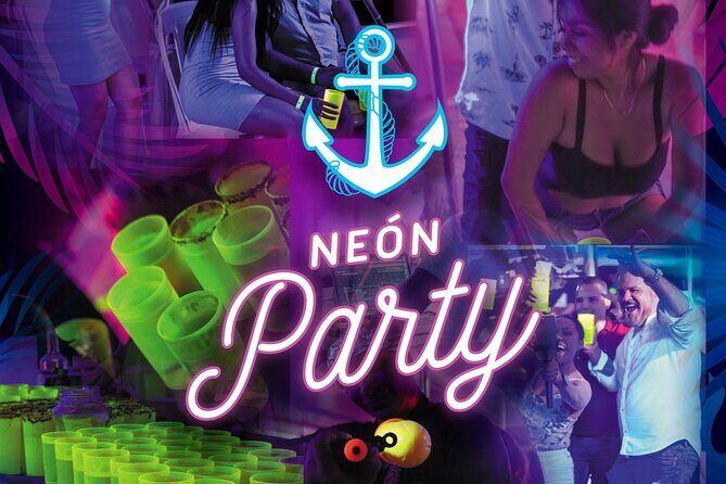 Neon Party in Catamaran Puerto Vallarta - Neon Party in Catamaran Puerto Vallarta: A Bright Night on the Water