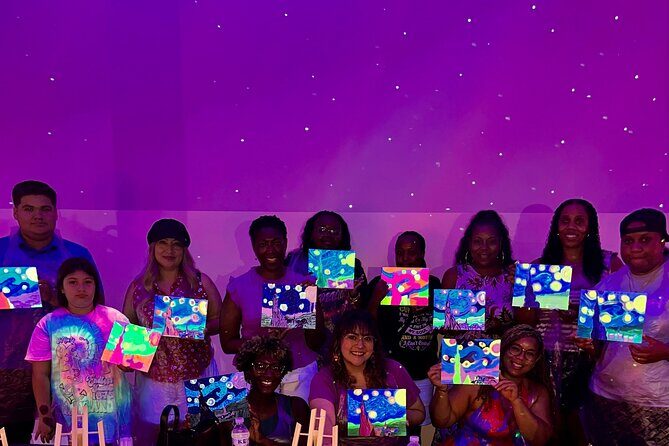 NEON Starry Night Sip and Paint Experience - FAQ: Your Questions Answered