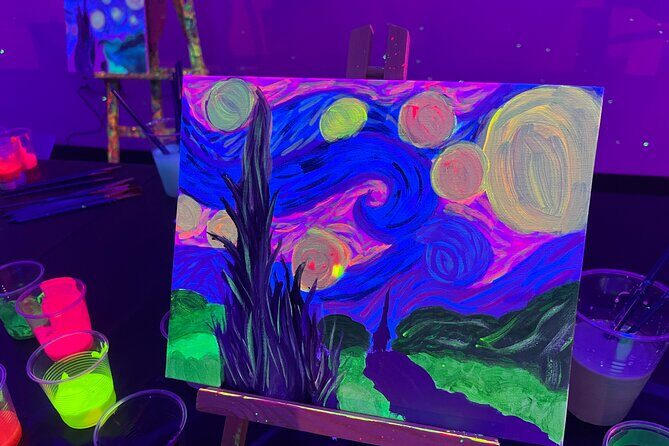 NEON Starry Night Sip and Paint Experience - Final Advice