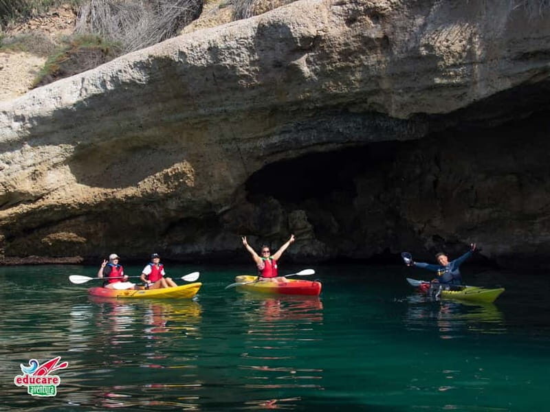 Nerja: Self-Guided Kayak Tour. Maro Waterfall. Support boat for the route. - Highlights & Unique Features