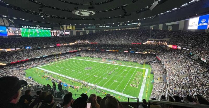 New Orleans: New Orleans Saints Football Game Ticket - The Stadium Experience and Seating