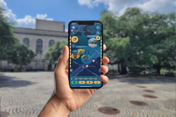 New Orleans Tour GPS App Walking Tour Mobile Game - Key Points