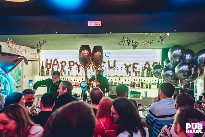 New Year's Eve crawl with 2 Hours free alcohol + Buffet - Krawl Through Krakow - Key Points