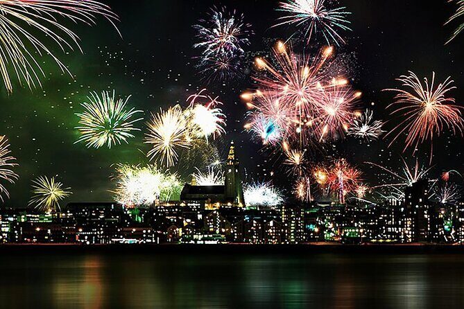 New Years Fireworks by Boat from Reykjavik - Starting Point and Timing