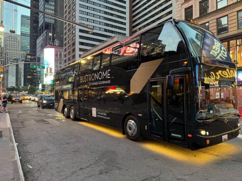 New York City: Bustronome Gourmet Lunch Tour on a Luxury Bus - Key Points