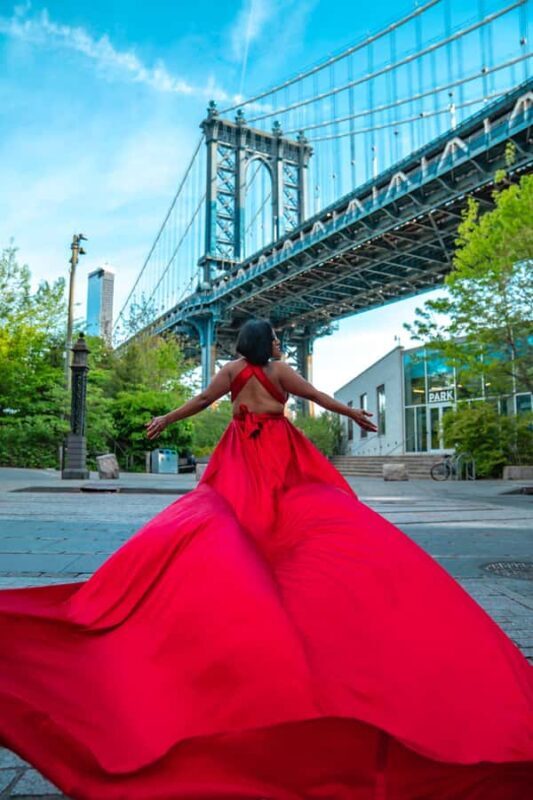 New York City: Flying Dress Photo Shoot - Key Points