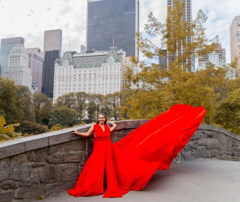 New York City: Flying dress photoshoot jonadress Manhattan - Key Points