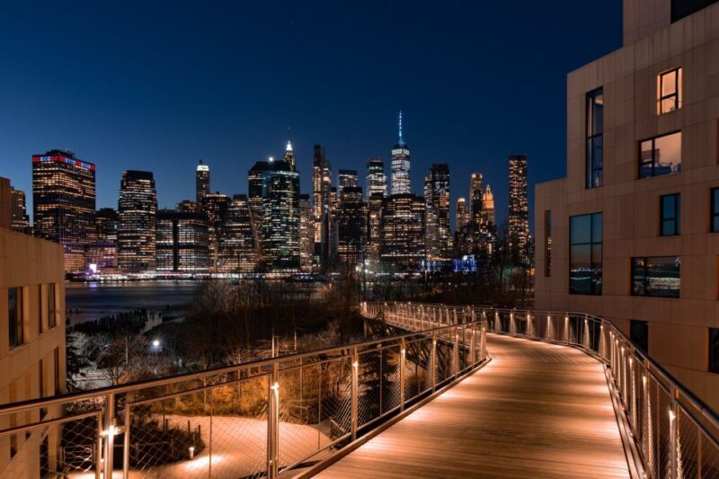 New York City: Night Skyline Bus Tour with Pizza Slice - Duration & Flexibility