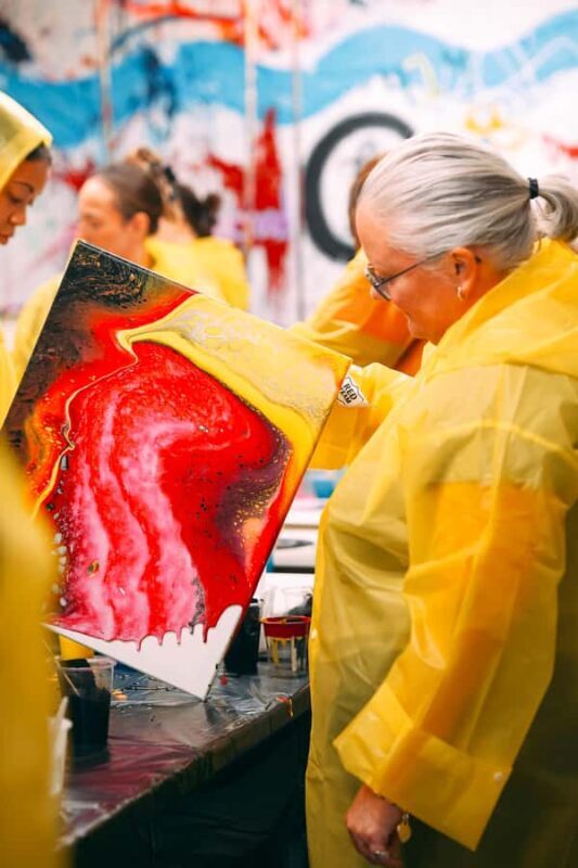 New York: Private Fluid Art Class with Supplies - Introduction