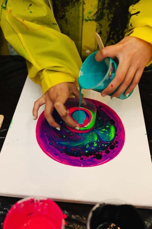 New York: Private Fluid Art Class with Supplies - The Sum Up