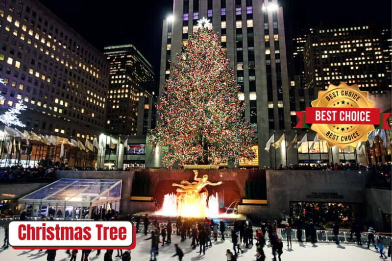 New York: Rockefeller Center Christmas Tree Pedicab Tour - Key Points