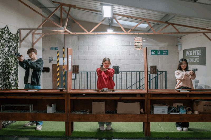 Newton Abbot: Rifle, Pistol and Simulator Combo Package - Key Points