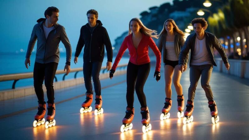 Nice at night with light-up rollerblades, artisanal ice cream, and live music! - What Makes This Tour Stand Out