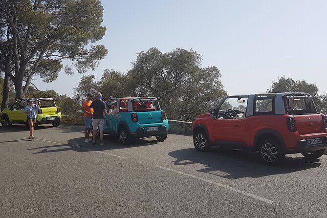 Nice-Monaco-Eze-Nice in 4 seats electric convertible you drive - Discovering the French Riviera in Style and Comfort