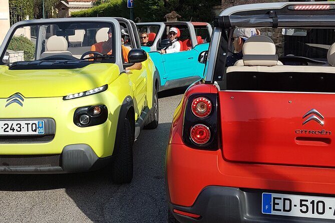 Nice-Monaco-Eze-Nice in 4 seats electric convertible you drive - FAQs