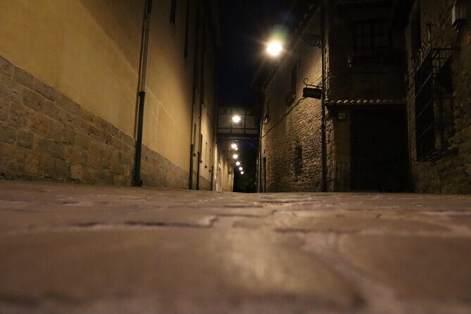 Night Tour Dark Secrets and Legends of Pamplona - Legends Behind Nafarroako Erresumaren Oroitarria
