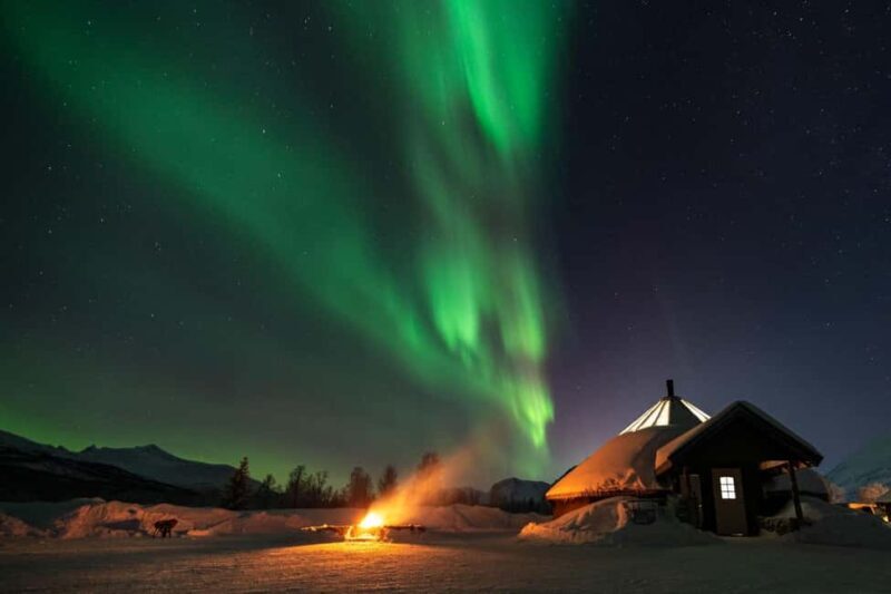 Northern Lights Chase by Minivan with Meal & Photos - Key Points