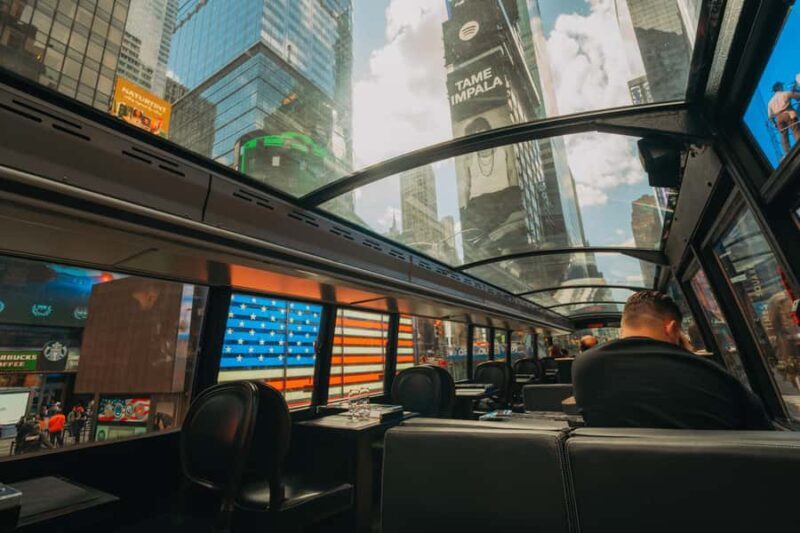 NYC Bustronome Gourmet Sightseeing Dinner Tour Panoramic Bus - What Is the Experience Like?